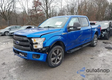 2016 Ford F-150 Lariat из США, поврежденный, VIN 1FTEW1EF5GFC24914